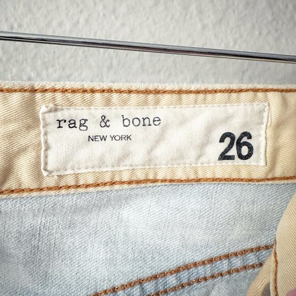 Rag & Bone Alex Primrose High Rise Straight Leg Jeans women’s Size 26 pale blue - Picture 13 of 15